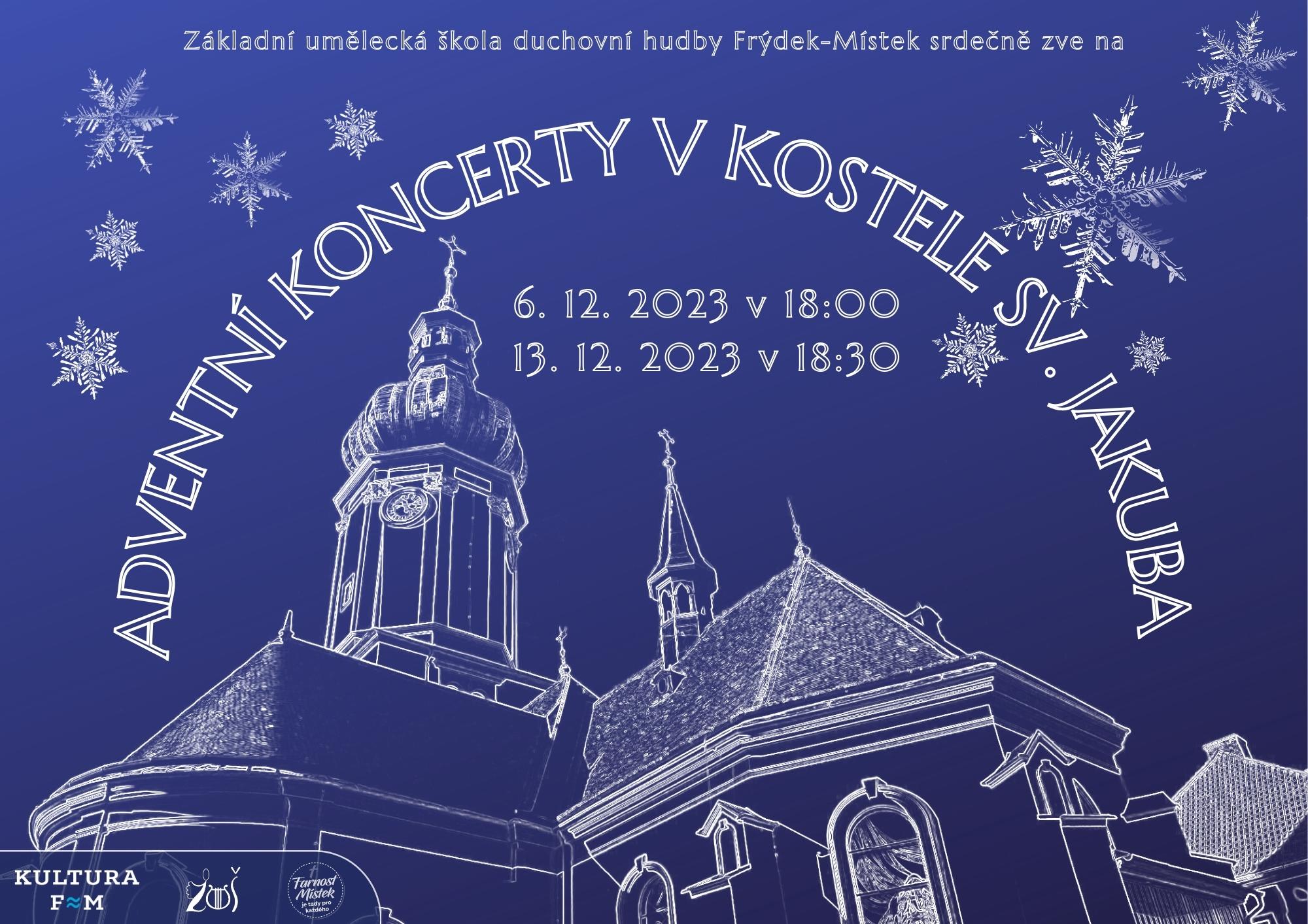 adventní koncerty 2023 plakát