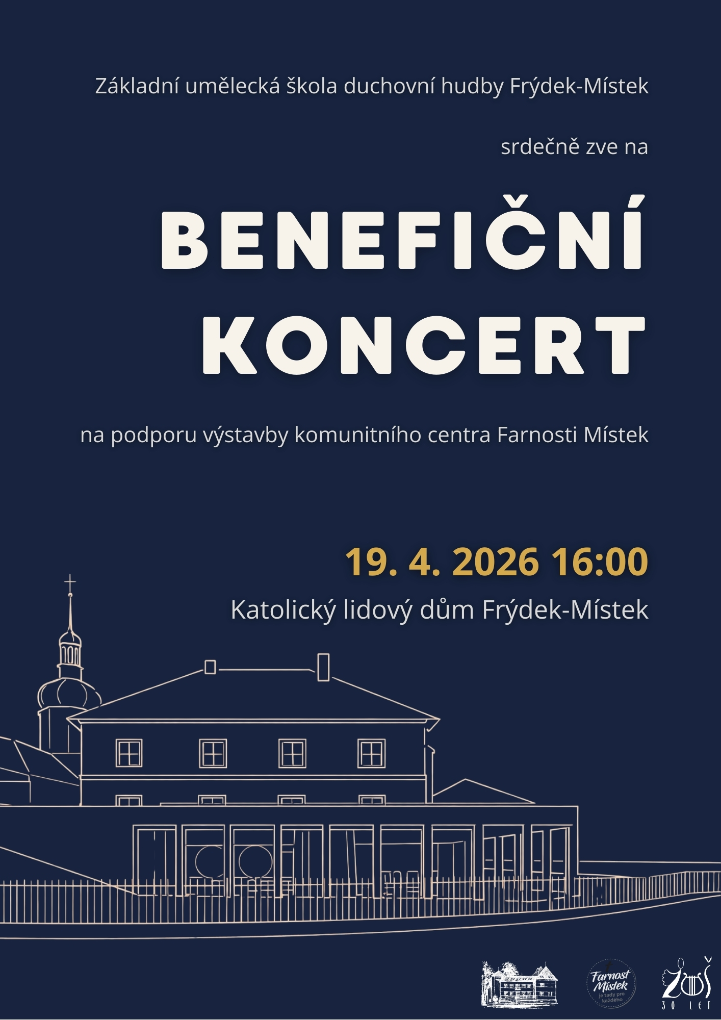 plakát benefiční koncert